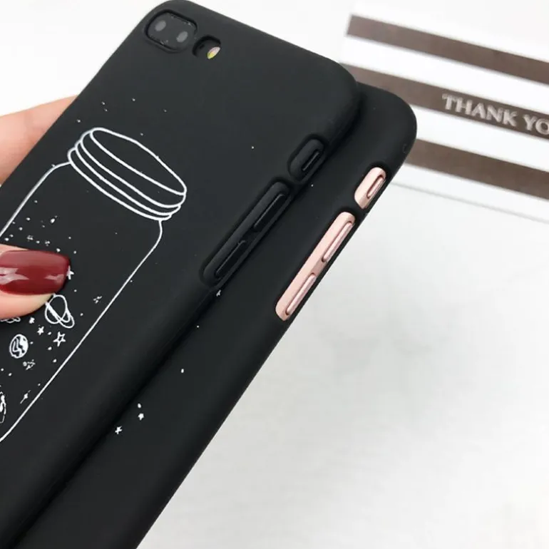 Black Space Phone Cases