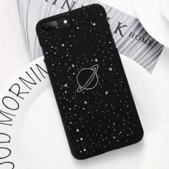 Black Space Phone Cases