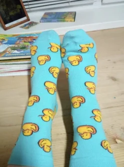 Blue Baby Duck Socks
