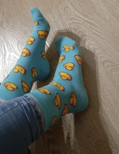 Blue Baby Duck Socks
