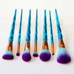 Blue Diamond Makeup Brush Set