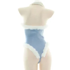 Blue Fur Lined Onesie
