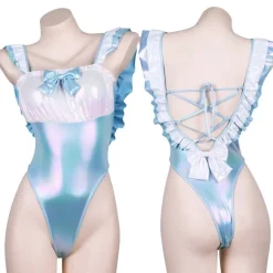 Blue Holographic Onesie