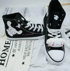 Blue Puppy Dog Painted High Tops