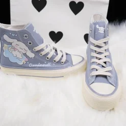 Blue Puppy Dog Painted High Tops