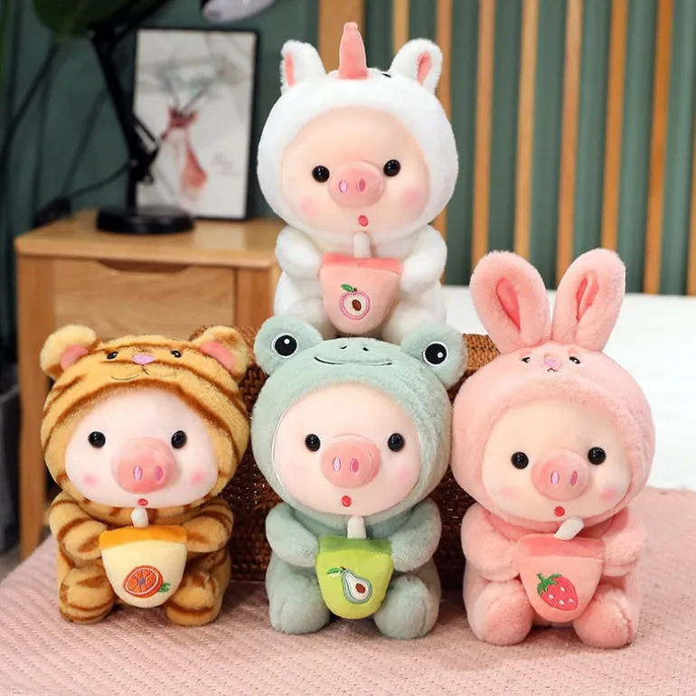 Boba Piggy Plushie