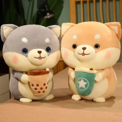 Boba Tea Shiba Inu Plush