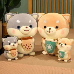 Boba Tea Shiba Inu Plush