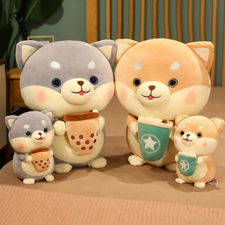Boba Tea Shiba Inu Plush