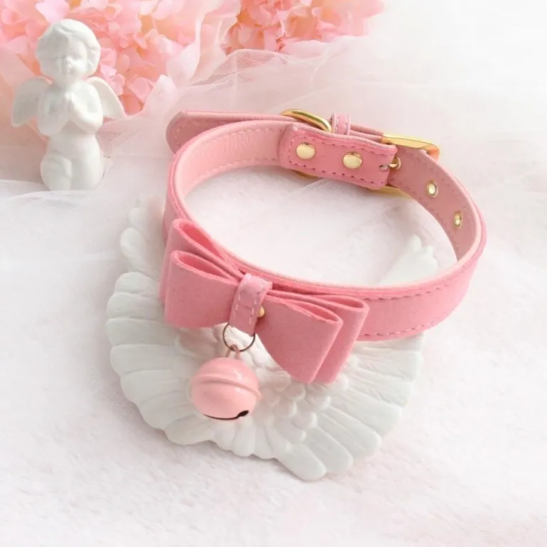 Bow & Bell Kitten Collar