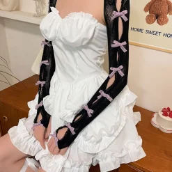 Bow Lace Gloves