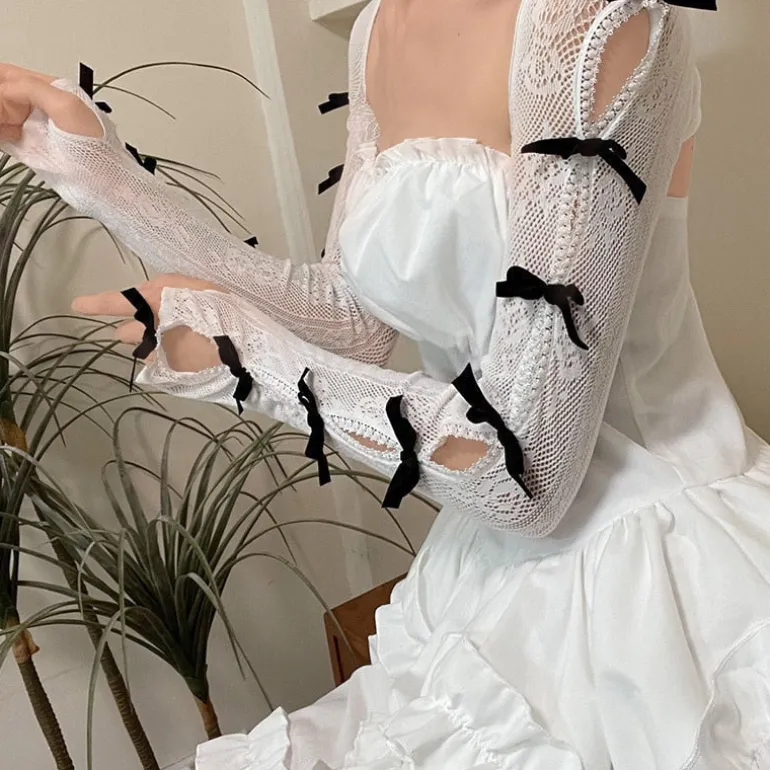 Bow Lace Gloves