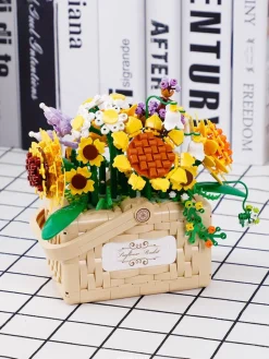 Building Block Basket Bouquet Set
