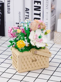 Building Block Basket Bouquet Set