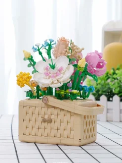 Building Block Basket Bouquet Set