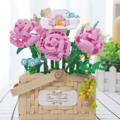 Building Block Basket Bouquet Set