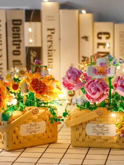 Building Block Basket Bouquet Set