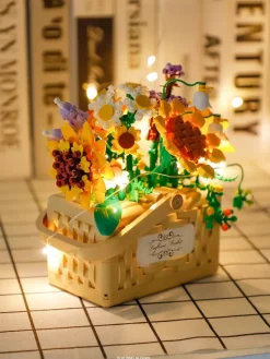 Building Block Basket Bouquet Set