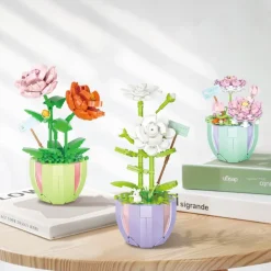 Building Block Flower Planter Sets