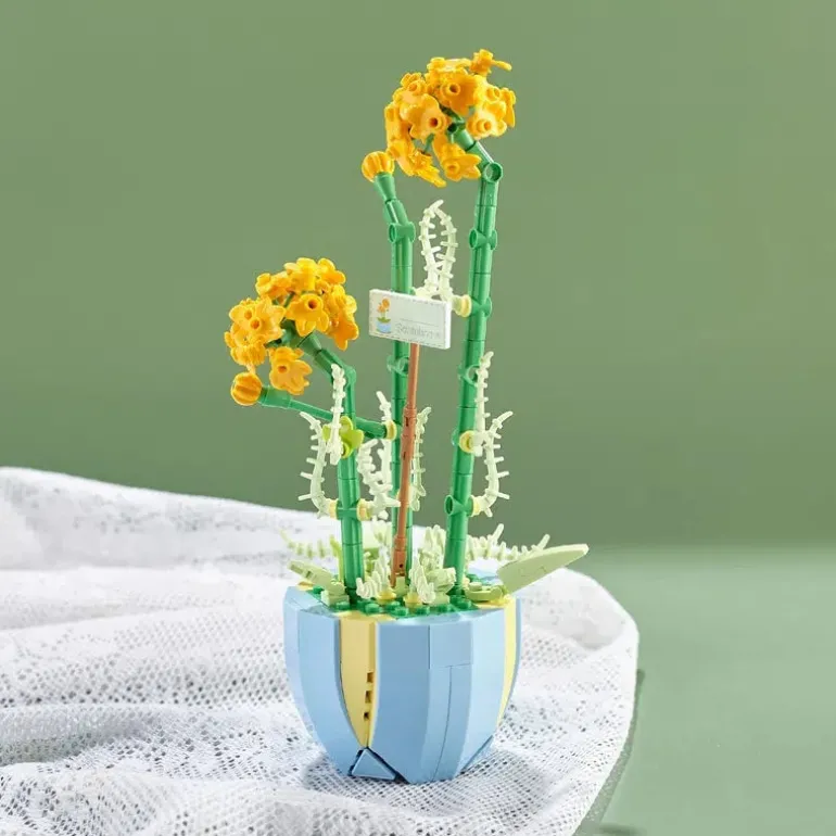 Building Block Flower Planter Sets