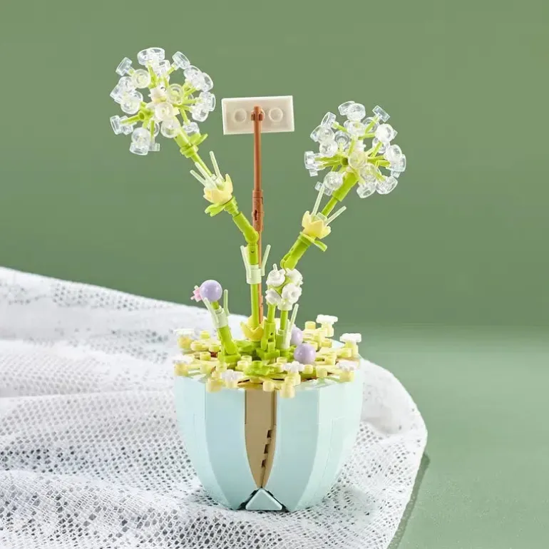 Building Block Flower Planter Sets