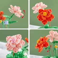 Building Block Flower Planter Sets