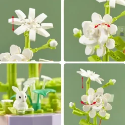 Building Block Flower Planter Sets