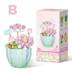 Building Block Flower Planter Sets