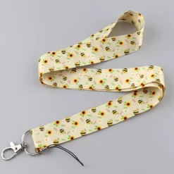 Bumble Bee Lanyard & Card Holder