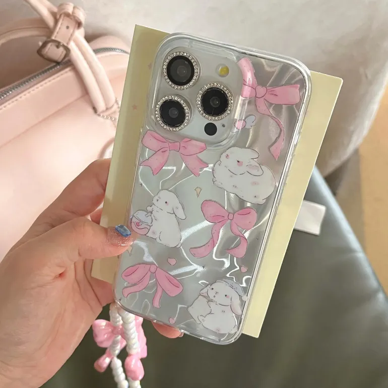 Bunnies and Bows iPhone Case