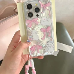 Bunnies and Bows iPhone Case