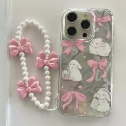 Bunnies and Bows iPhone Case