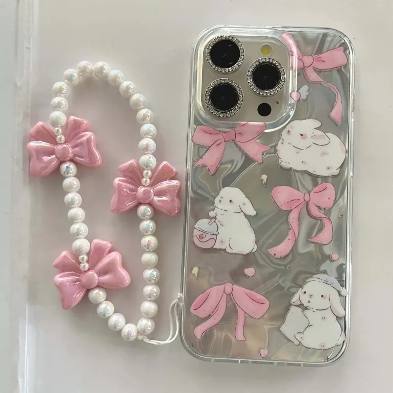 Bunnies and Bows iPhone Case