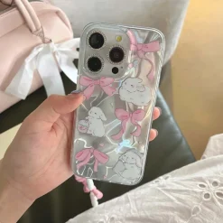 Bunnies and Bows iPhone Case