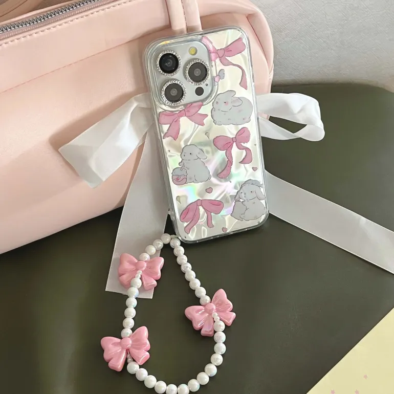 Bunnies and Bows iPhone Case