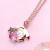 Bunny Berry Jewel Necklace