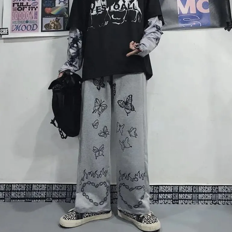 Butterfly Baddie Baggy Pants