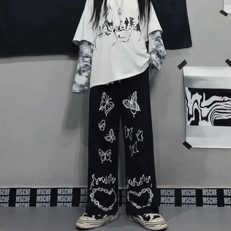 Butterfly Baddie Baggy Pants