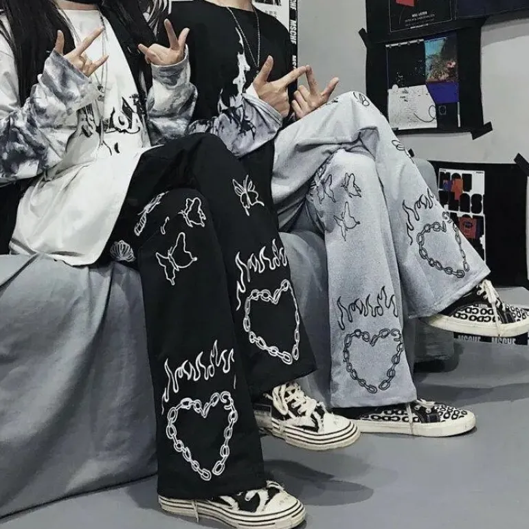 Butterfly Baddie Baggy Pants