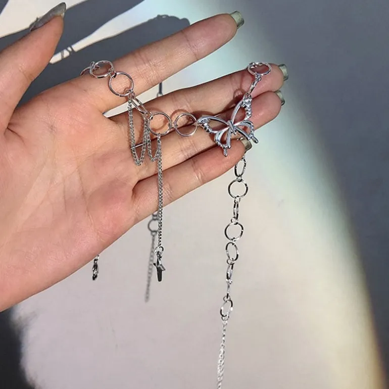 Butterfly Dainty Chain Choker