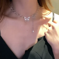 Butterfly Dainty Chain Choker