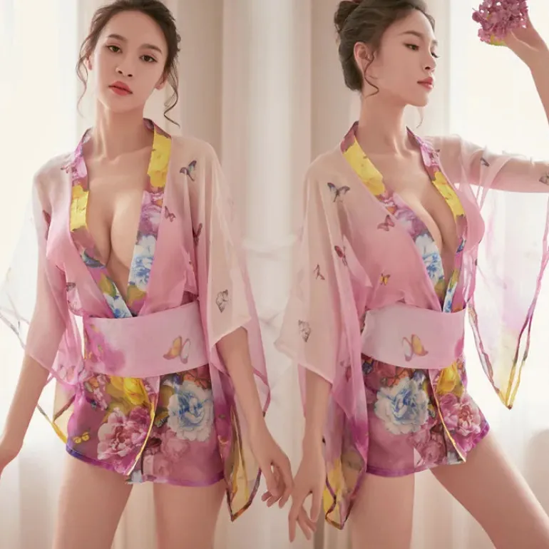 Butterfly Kimono Lingerie