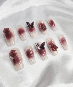 Butterfly Press-On Nails