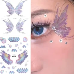 Butterfly Temporary Wing Makeup Tattoos