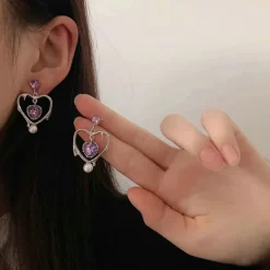 Butterfly Wing Tassel Ear Clips