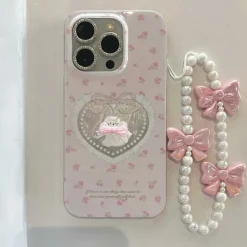 Cameo Kitty iPhone Case With Chain