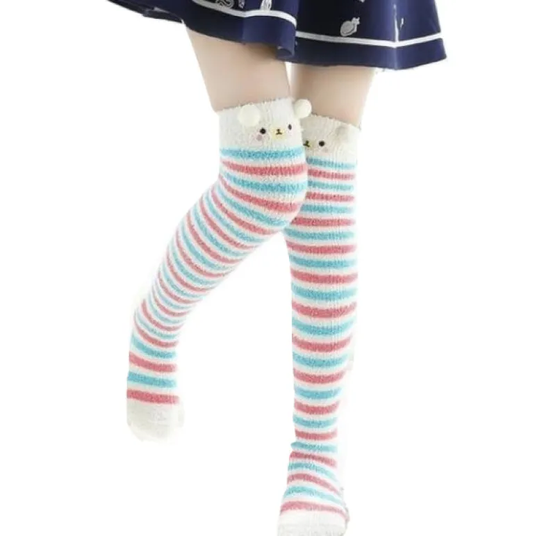 Candy Bear Thigh Highs