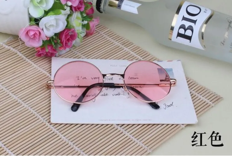 Candy Colored Circle Glasses