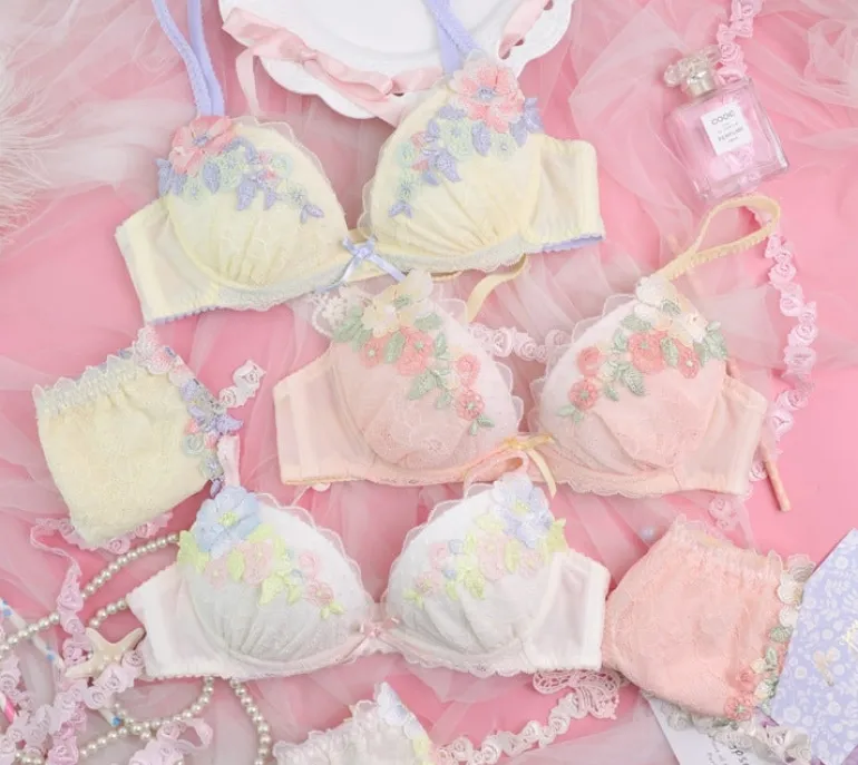 Candy Floral Lingerie Set