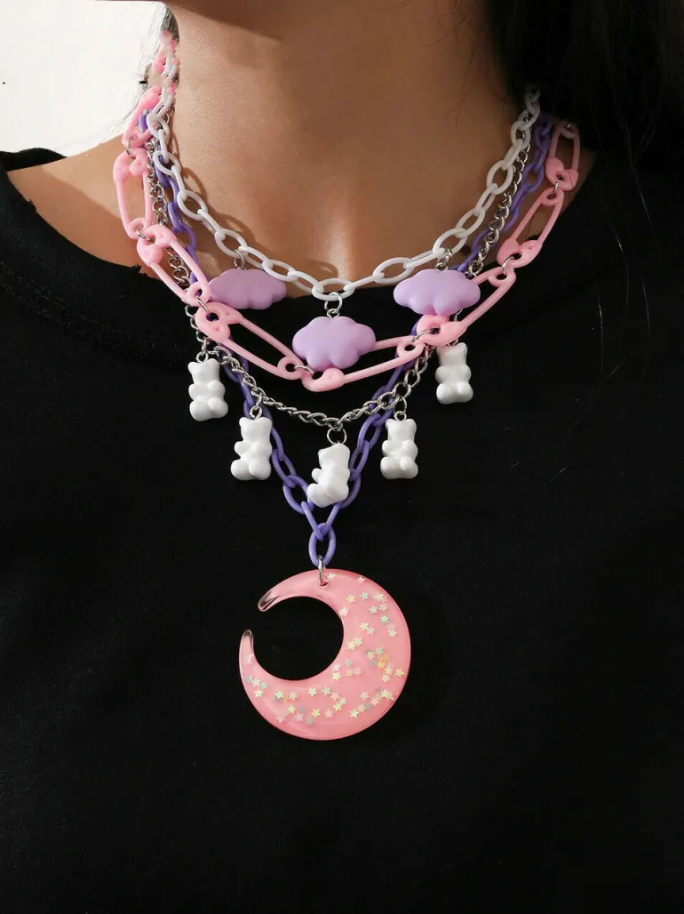Candy Moon Decora Necklace